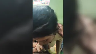 Naked Whore Giving Sloppy Pov Blowjob To Paying John