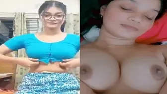 GF Showing Perky Tits On Selfie For Boyfriend