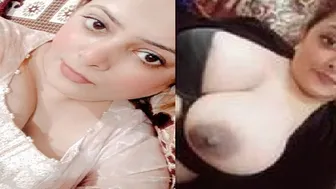 Thick Pakistani Babe Selfie Flashing Huge Naked Boobs