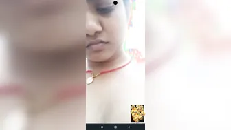 GF With Big Tits Teasing Me During Video Call