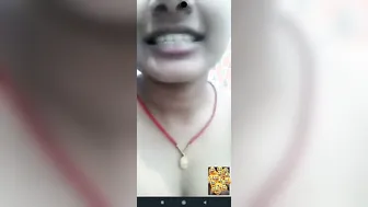 GF With Big Tits Teasing Me During Video Call
