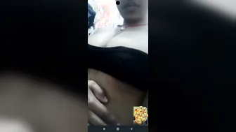 GF With Big Tits Teasing Me During Video Call