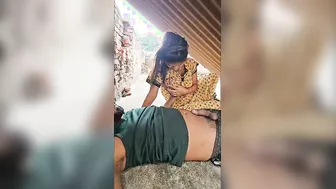 Fucking My Wife On The Rooftop After She Sucks Me Off