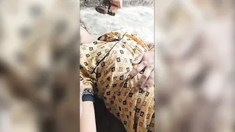 Fucking My Wife On The Rooftop After She Sucks Me Off