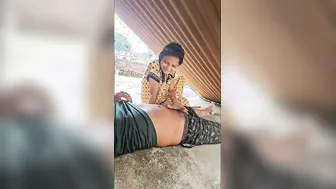 Fucking My Wife On The Rooftop After She Sucks Me Off