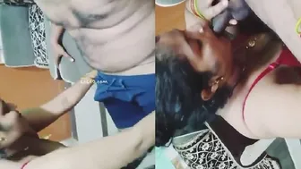 Hot Wife Sucking My Dick Then Fucking On The Couch