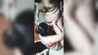 Hot Wife Sucking My Dick Then Fucking On The Couch