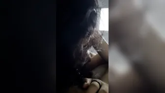 Busty Gf Sucking His Thick Cock Caught On Camera At Home