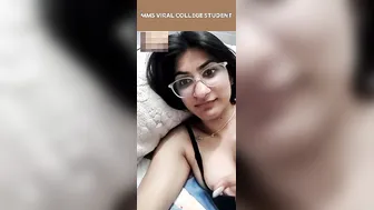 College Cutie Taking Off Her Bra Showing Perfect Boobs