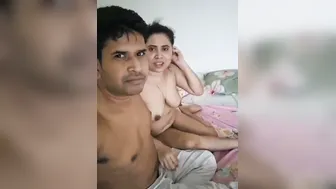 Getting Naked In Bed Ready To Fuck My GF