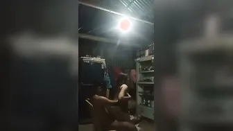 Standing Fuck With My Girl Against The Wall At Home