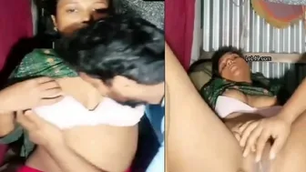 My Wife Kissing And Fucking Her Secret Lover At Home