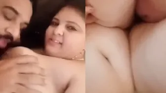 Chubby Wife Lactating And Getting Railed By Husband