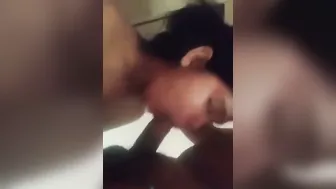 Innocent Stepsister Gagging On Stepbrother Massive Dick