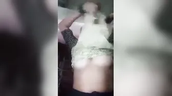 Virgin GF Showing Me Her Tits And Dark Pussy