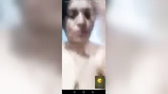 Thick GF Stripping Naked On Video Call For Lover