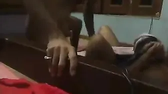 Indian xxx clip of hot bhabhi Sapna enjoying desi chudai