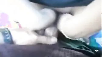 Hairy Pakistani Wife Showing Off Her Wet Pussy Lips