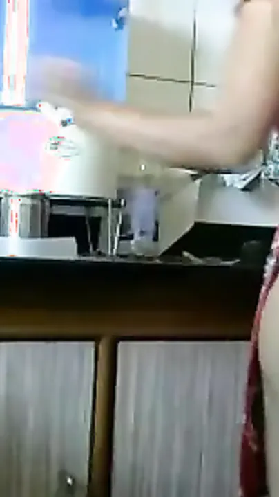 Indian Wife Getting Drenched Showing Off Her Curves