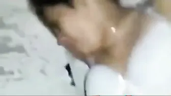 Desi MILF Taking Two Cocks Fucking Her Holes At Once Now