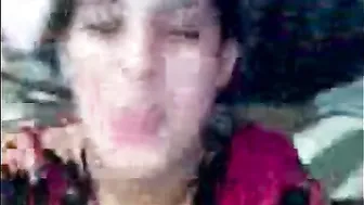 Indian Wife Showing Her Art Skills Sucking Dick So Good