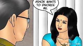 Indian porn star Savita bhabhi Movie scene 74: Divorce settlement