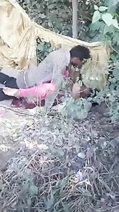 Desi sex movie of village prostitute fucking outdoor with client