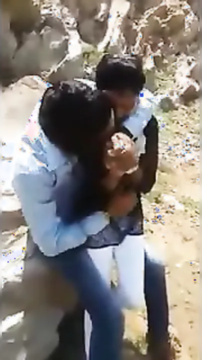 Cuddling with Cute Indian Girlfriend in Bed Naked