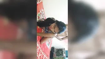 Hairy Pussy Wife Riding Husband Until Creampie Finish