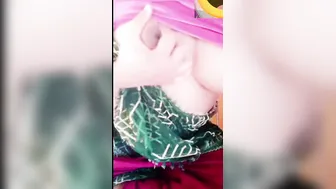 Busty GF Stripping And Fingering Herself Solo