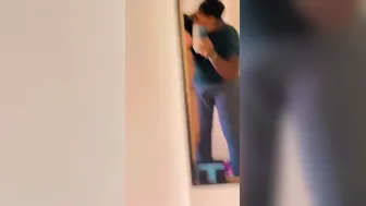 Wife Getting Her Tits Sucked In Front Of The Mirror