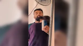 Wife Getting Her Tits Sucked In Front Of The Mirror