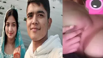 Newlywed Wife Fingering Herself For Her Lover On Cam