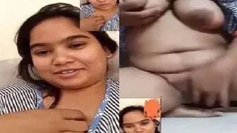 Chubby Wife Fingering Herself On Naughty Video Call