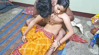 Slim Wife Stroking His Dick Before Riding It Hard