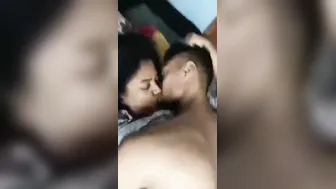 Newlywed Wife Getting Her Tits Sucked And Pussy Pounded
