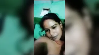 Husband Sucking Village Wife's Boobs In Homemade Mms