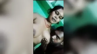 Husband Sucking Village Wife's Boobs In Homemade Mms