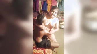 Village Wife Having Hot Sex With Her Husband Caught
