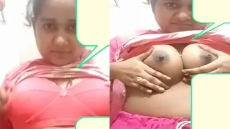 Cheating Wife Flashing Tits For Lover On Video Call