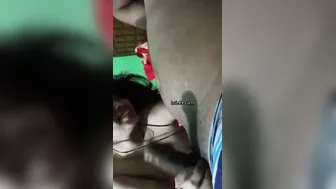 Wife Deepthroating Long Cock Before Getting Pussy Fucked
