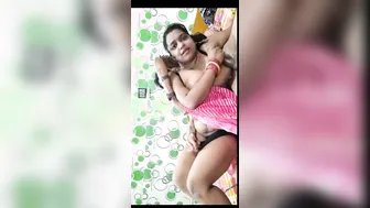 Wife Tempting Hubby With Her Huge Tits Begging To Be Sucked
