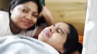 Chubby Lesbian Lovers Exploring Each Other Naked