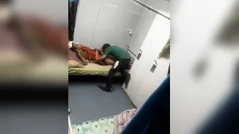 Young Maid Getting Her Pussy Licked By Owners Son