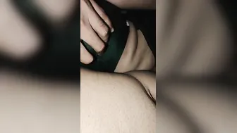 Milf Stroking His Friend Massive Dick Until He Cums