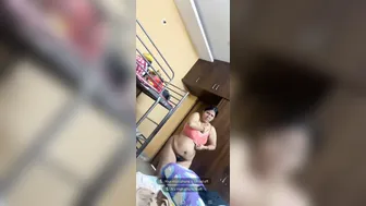 Milf Teacher Dressing After Shower Caught On Video