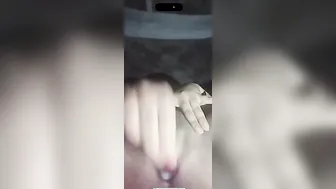Shoving Big Vegetables Inside Her Horny Tight Pussy
