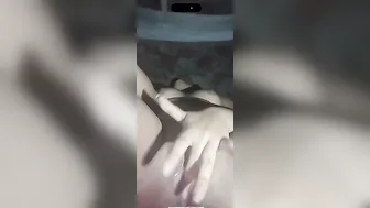 Shoving Big Vegetables Inside Her Horny Tight Pussy