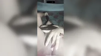 Shoving Big Vegetables Inside Her Horny Tight Pussy