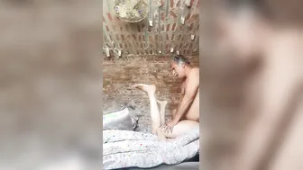 Older Guy Pounding Mature Married Wife In Village